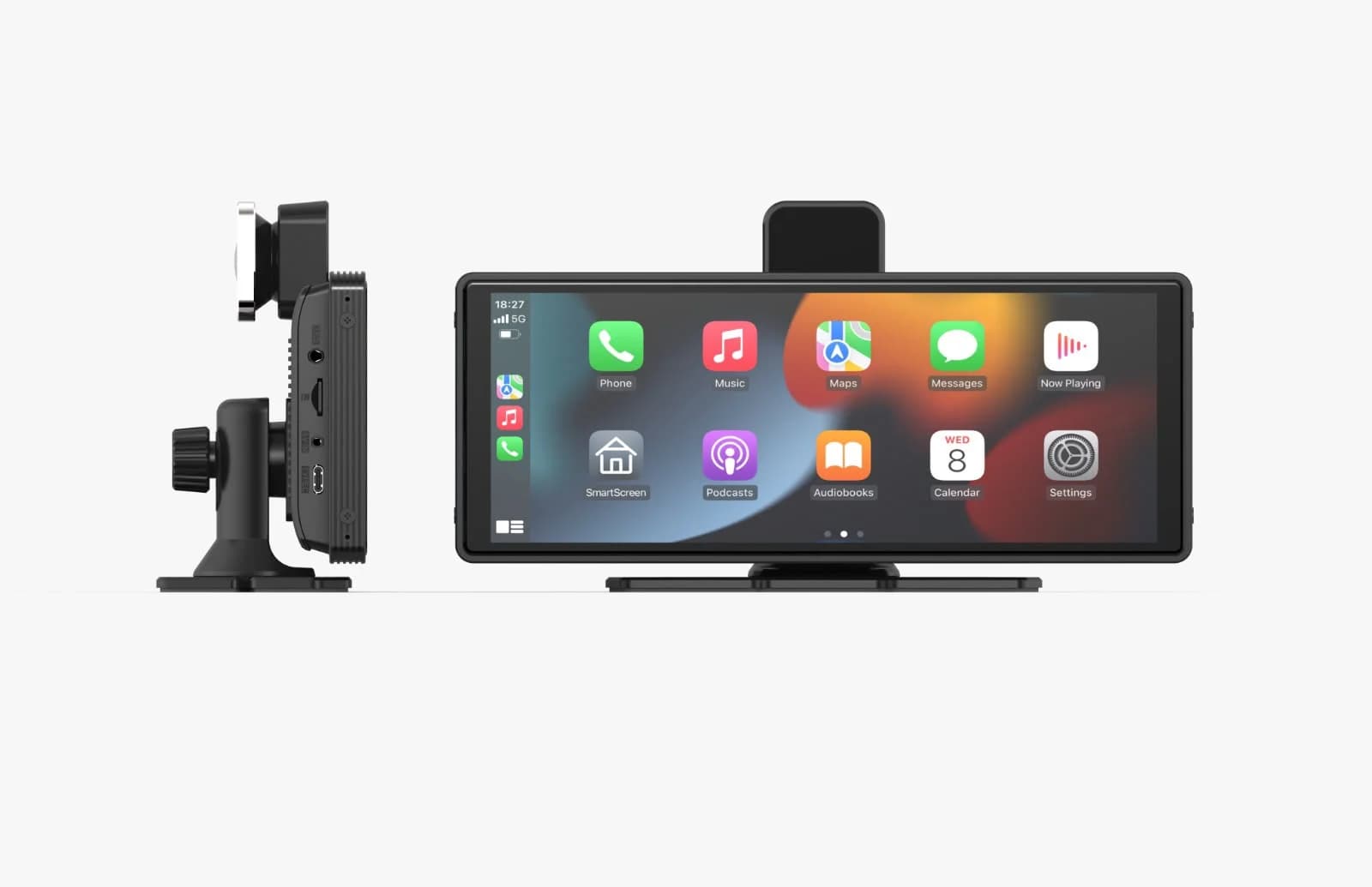 شاشة CarPlay مقاس 10.27 بوصة مع كاميرتين – GPS، بلوتوث، Android Auto و Apple CarPlay