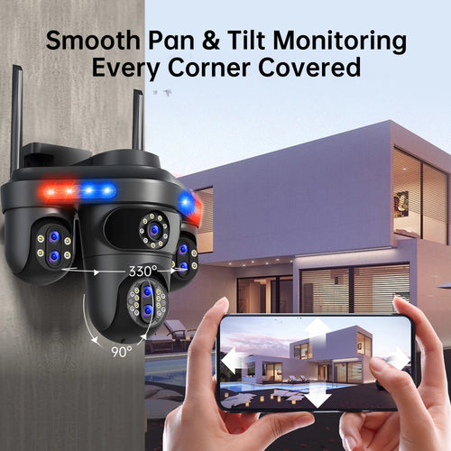 Caméra WIFI 35MB 7 lens 3 zoom optic X10