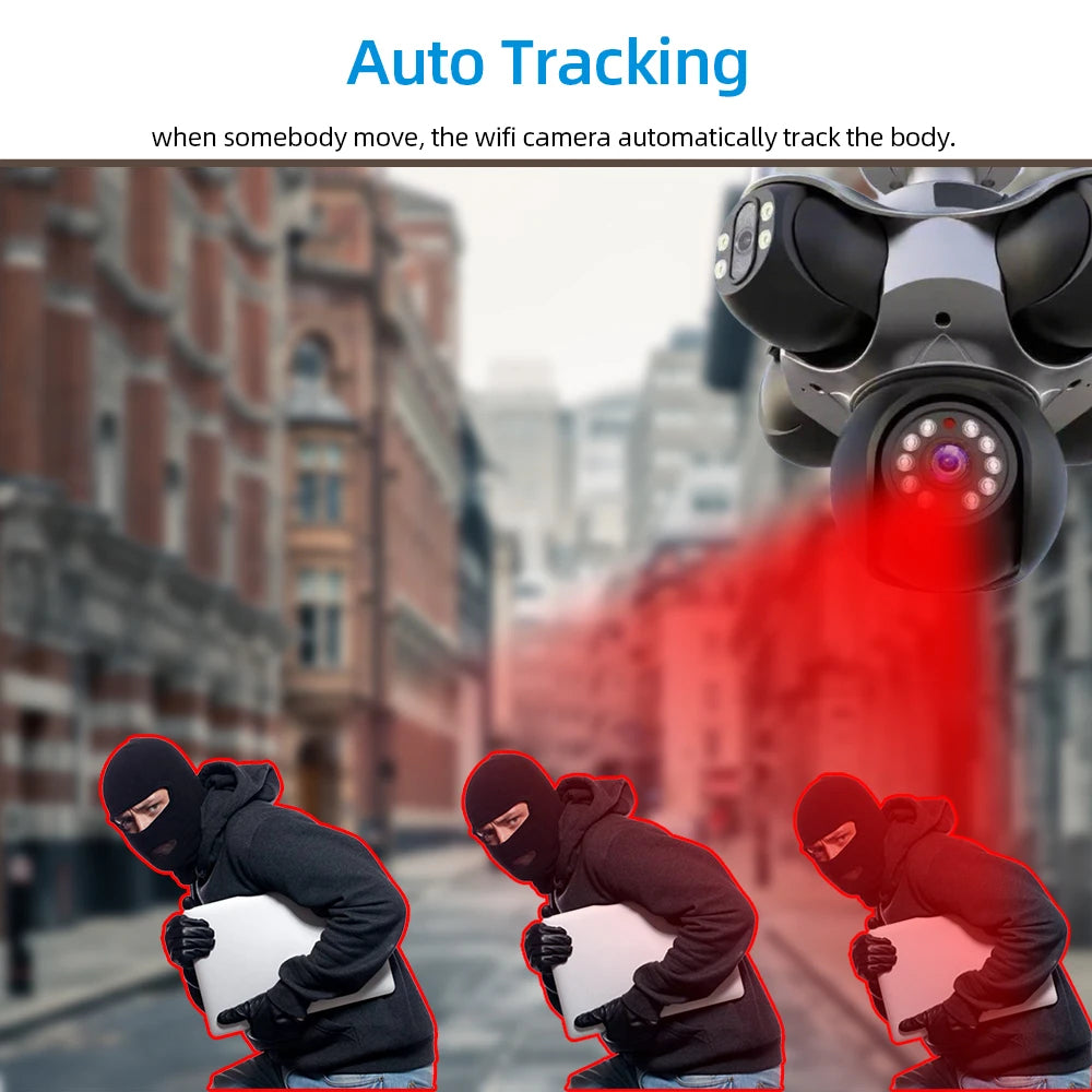 Caméra WIFI 25MB 5 lens 5 ptz