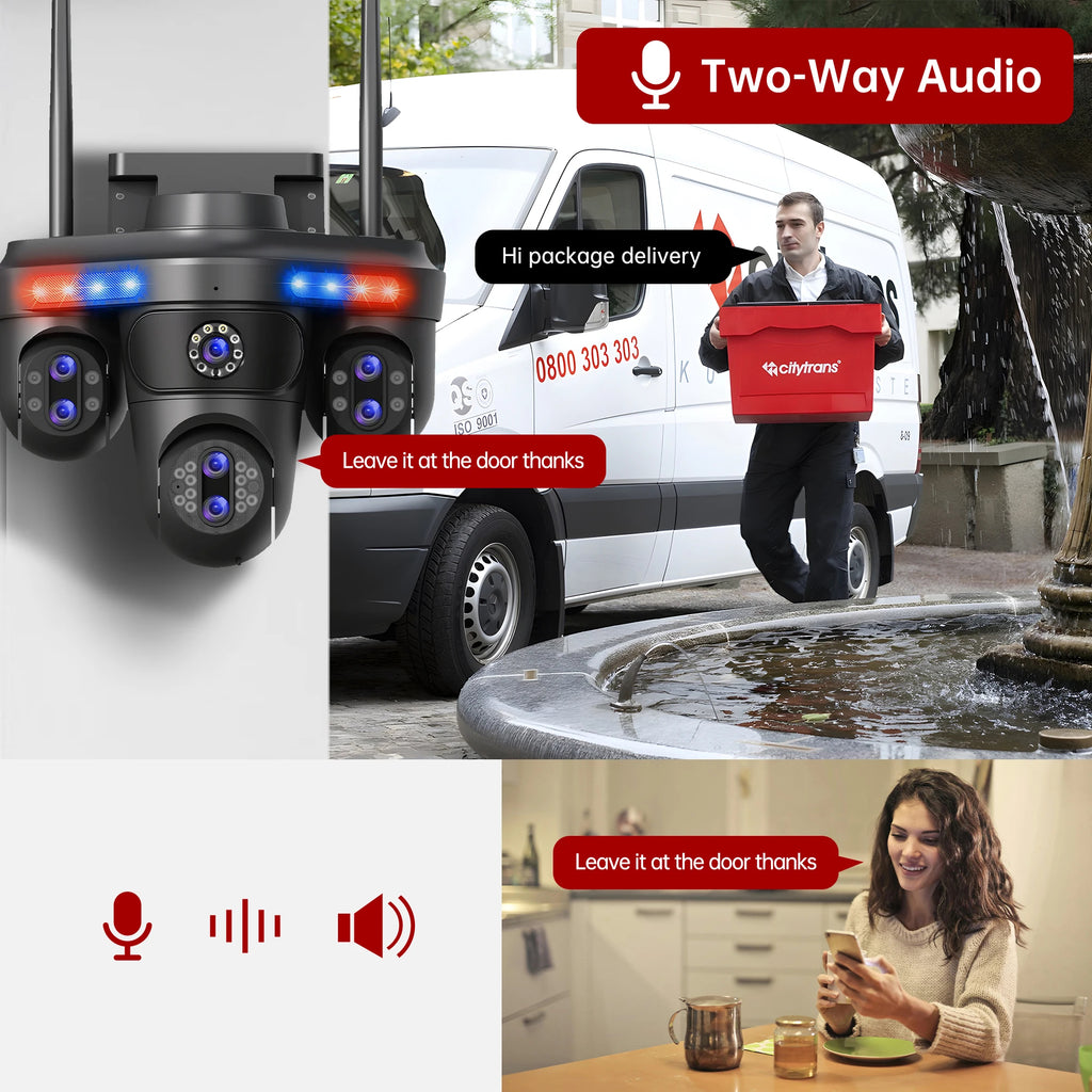 Caméra WIFI 35MB 7 lens 3 zoom optic X10