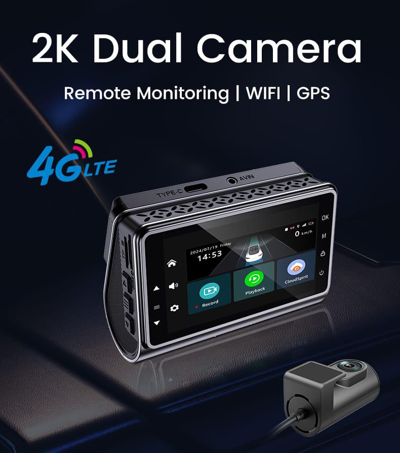 كاميرا مراقبة للسيارة 4G مع تتبع GPS